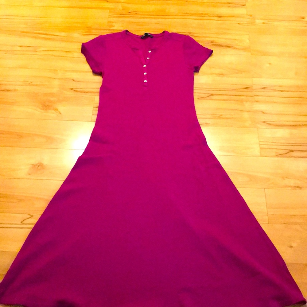 Ralph Lauren Purple Cotton Dress